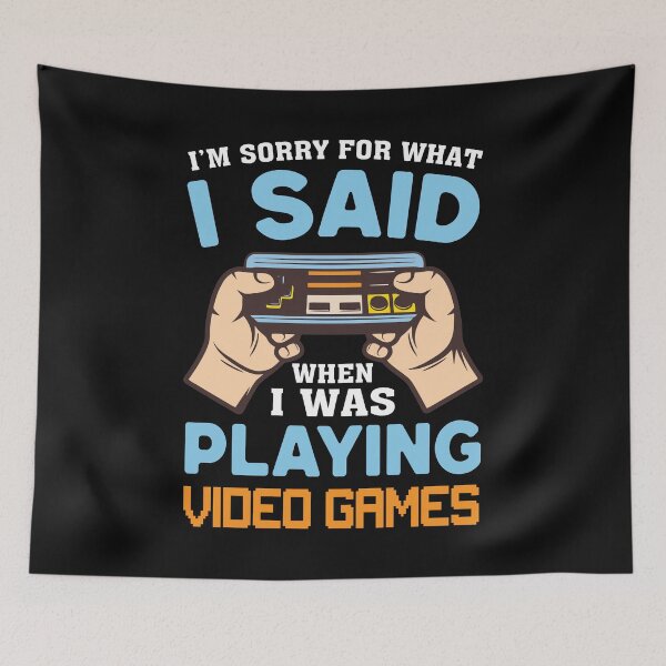 Item preview, I'm Sorry For What I Said When I Was Playing Video Games  - Cool Funny Gaming Tee Design designed and sold by Prince - Bestseller ★★★★★.
