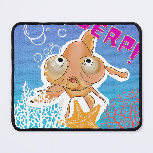 Item preview, A Derpy Fish - Goldfish - Derp designed and sold by BunnyBizarre.