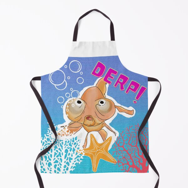 Item preview, A Derpy Fish - Goldfish - Derp designed and sold by BunnyBizarre.