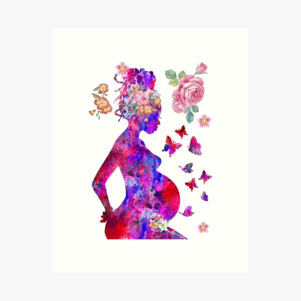 Item preview, Pregnant woman designed and sold by Rosaliartbook.
