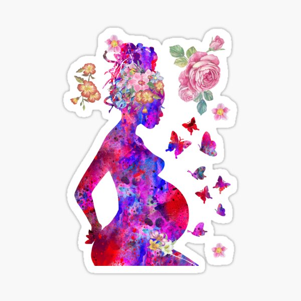 Item preview, Pregnant woman designed and sold by Rosaliartbook.