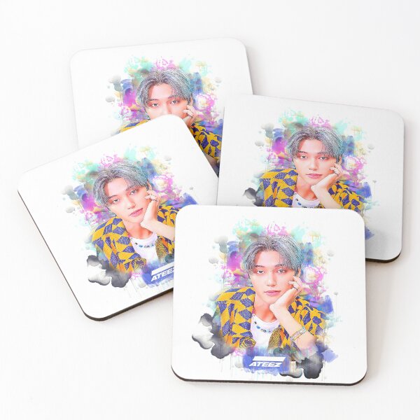 Item preview, Ateez Woo Young DejaVu colorful art designed and sold by Lajibolalaa.