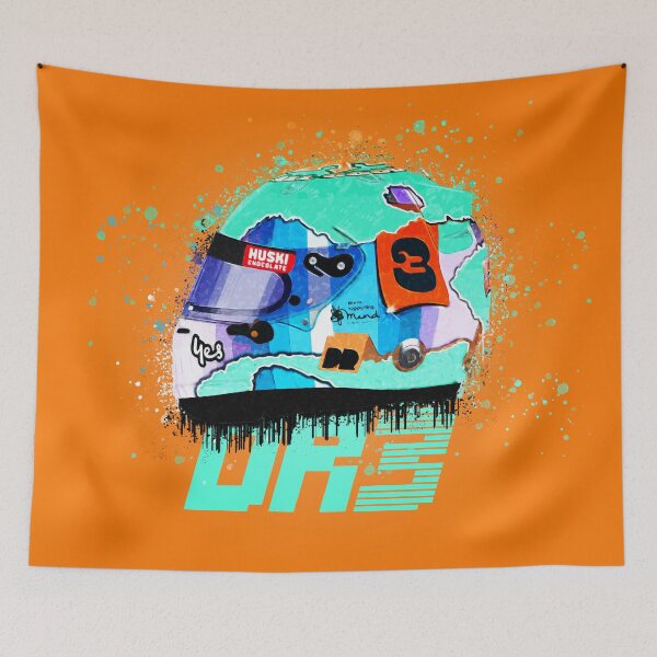 Item preview, Daniel Ricciardo - 2021 Helmet Splatter designed and sold by JageOwen.