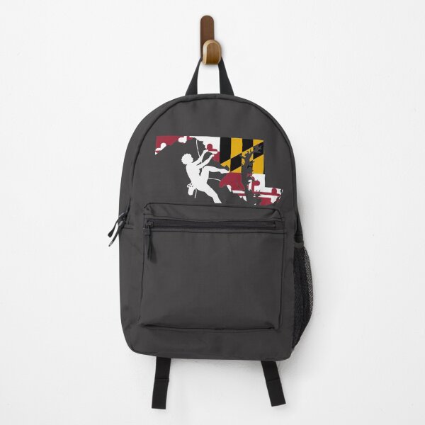 Item preview, Rock Climber Afro Hair Woman Maryland Flag designed and sold by VickyGood.