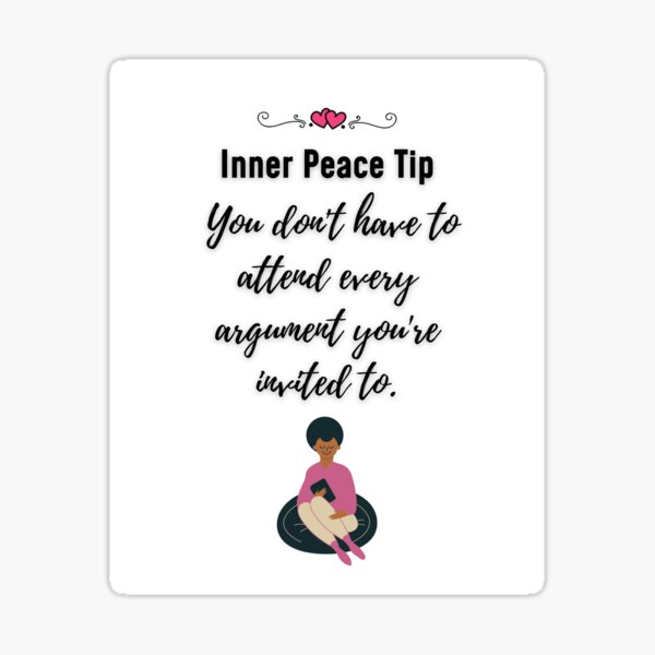 Inner Peace Tip Sticker
