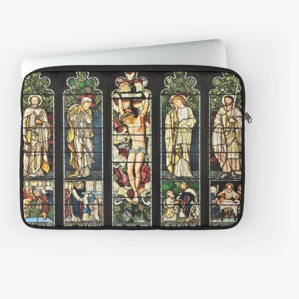 The East Window of Troutbeck Church, Cumbria Laptop Sleeve
