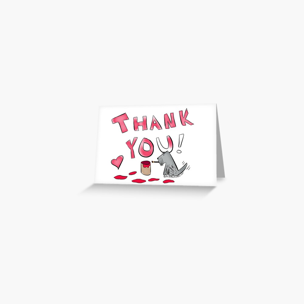 Jack - Thank You Card Greeting Card
