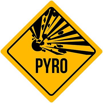 Imagen de la obra Advertencia Pyro de mousehawk
