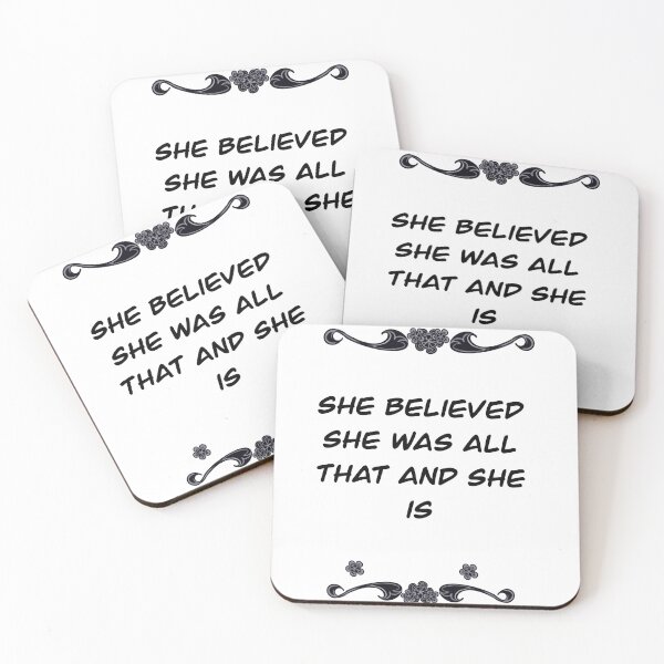 Item preview, Inspirational motivational affirmation - She believed she was all that and she is girl boss designed and sold by Artonmytee.