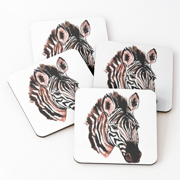 Item preview, Zebra. Cartoon Watercolor  Zebra. Savanna zebra lover. designed and sold by ZheltakovaIana.