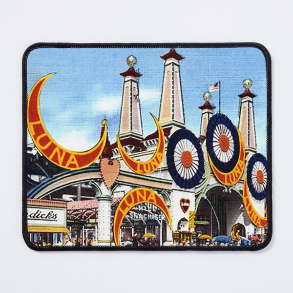 Item preview, Luna Park postcard, Coney Island NY, Vintage Amusement Park, Seaside Amusement Park, Ocean, Beach, Historic Postcard, Tom Keys designed and sold by Nostrathomas66.