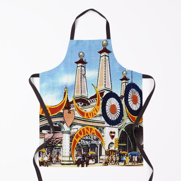 Item preview, Luna Park postcard, Coney Island NY, Vintage Amusement Park, Seaside Amusement Park, Ocean, Beach, Historic Postcard, Tom Keys designed and sold by Nostrathomas66.