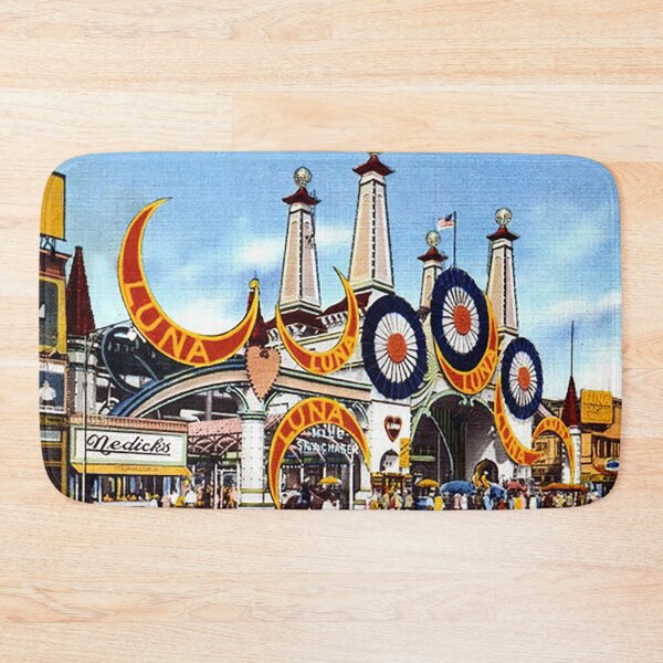 Item preview, Luna Park postcard, Coney Island NY, Vintage Amusement Park, Seaside Amusement Park, Ocean, Beach, Historic Postcard, Tom Keys designed and sold by Nostrathomas66.