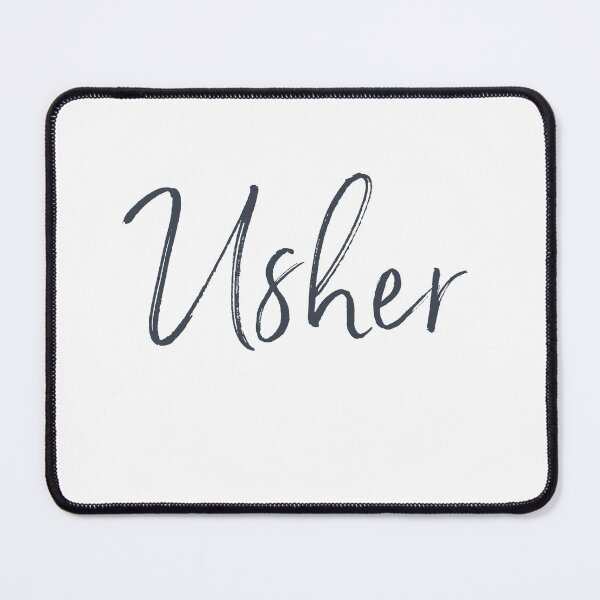 Item preview, Usher - contemporary handwriting designed and sold by hardscuffle.