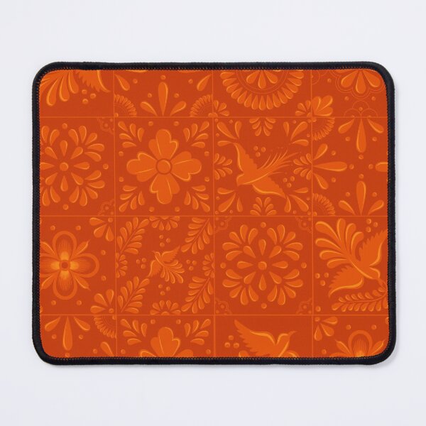 Item preview, Mexican Orange Talavera Tile Pattern by Akbaly designed and sold by Akbaly.
