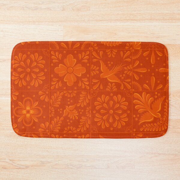 Item preview, Mexican Orange Talavera Tile Pattern by Akbaly designed and sold by Akbaly.