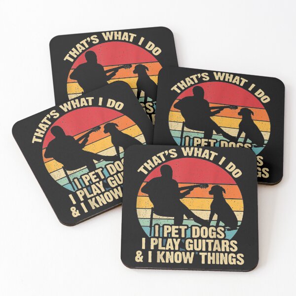 Item preview, Vintage Thats What I Do Pet Dogs Play Guitars Know Things  designed and sold by bar0zysbertha.