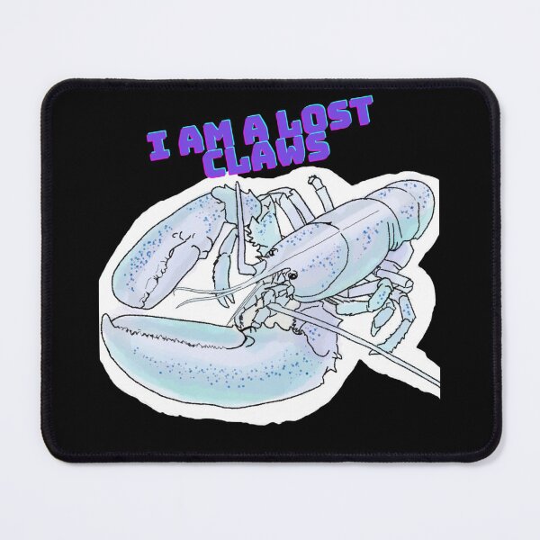 Item preview, I am a lost cause - I am lost claws - funny lobster pun designed and sold by BunnyBizarre.