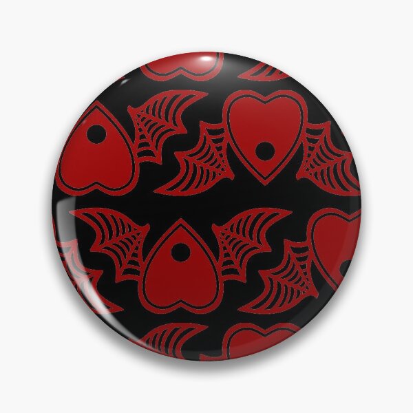Item preview, Planchette with Wings - Red on Black designed and sold by AliceQuinn.