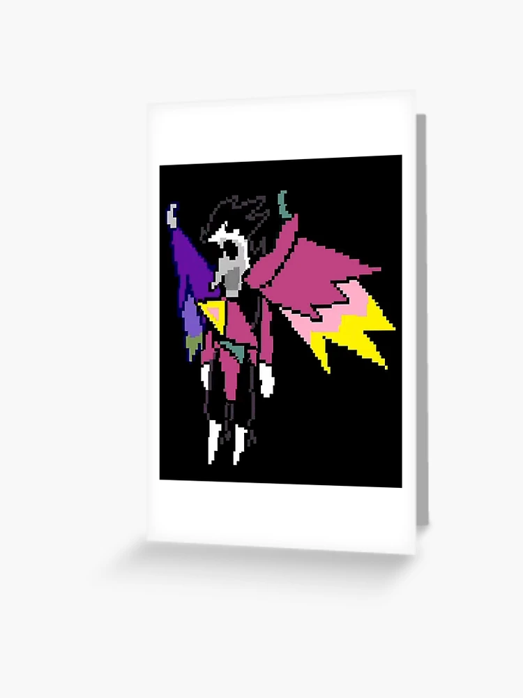 deltarune berdly and kris  Greeting Card for Sale by spamton
