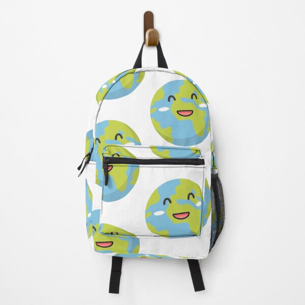 Item preview, smiley earth planet face designed and sold by OurCyberGalaxy.