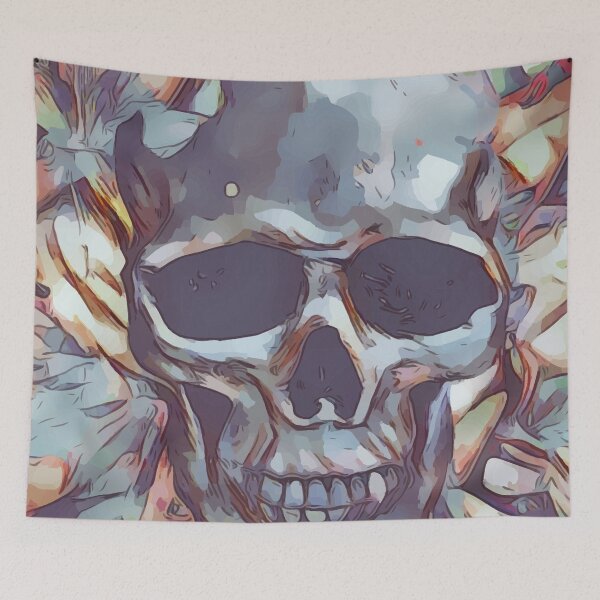 Item preview, Skull artistic skull designed and sold by RafaelLima7.