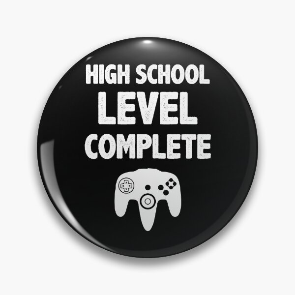 Artikelvorschau, High School Level Complete - Cooles lustiges Gaming-T-Shirt-Design entworfen und verkauft von Prince - Bestseller ★★★★★.
