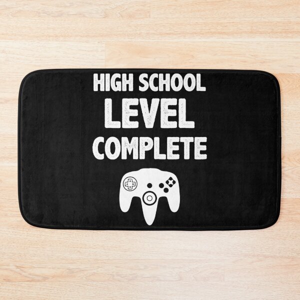 Item preview, High School Level Complete - Cool Funny Gaming Tee Design  designed and sold by Prince - Bestseller ★★★★★.