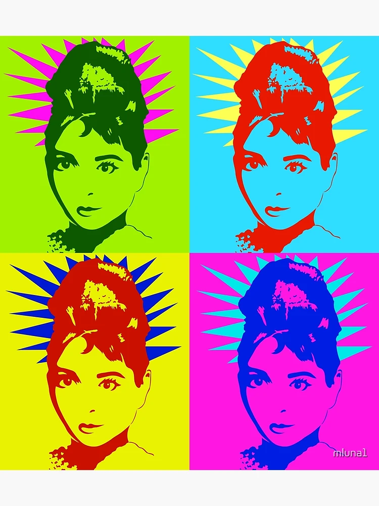 Andy Warhol - Audrey Hepburn - Pop Art - Canvas Roll