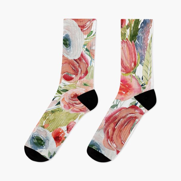 Item preview, Peach, Pink, and White Rose Floral Pattern designed and sold by MugsAndDuds.