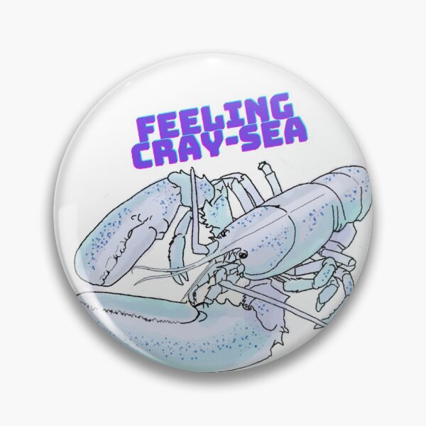 Item preview, Feeling Crazy - Cray Sea - Lobster Pun designed and sold by BunnyBizarre.