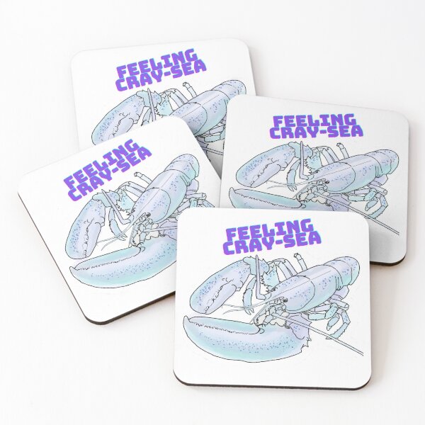 Item preview, Feeling Crazy - Cray Sea - Lobster Pun designed and sold by BunnyBizarre.