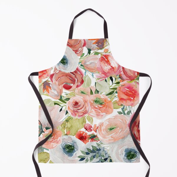 Item preview, Peach, Pink, and White Rose Floral Pattern designed and sold by MugsAndDuds.