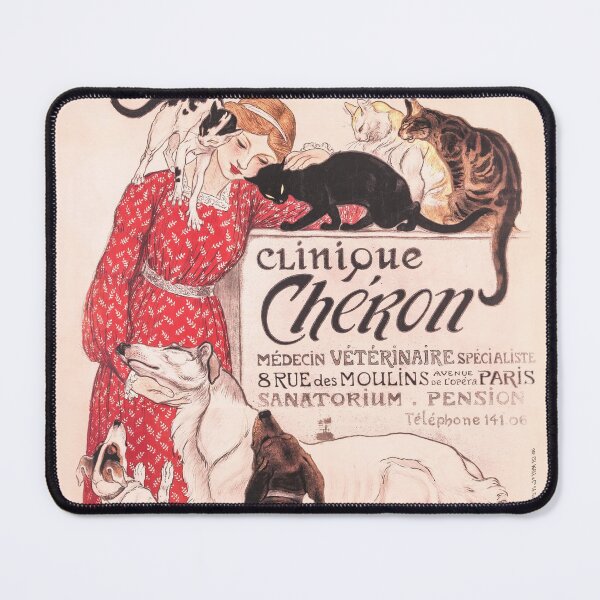 Item preview, Clinique Cheron Vintage Dog and Cat Steinlen Poster designed and sold by VintageArchive.