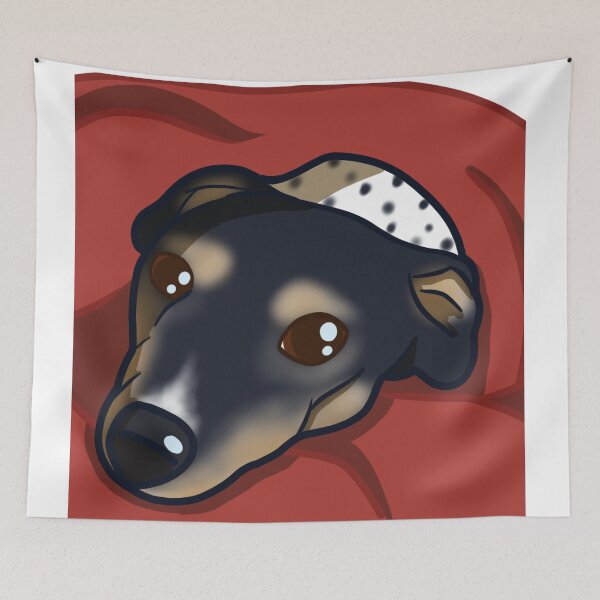 Item preview, Saluki in a Blanket designed and sold by TheAbatashi.