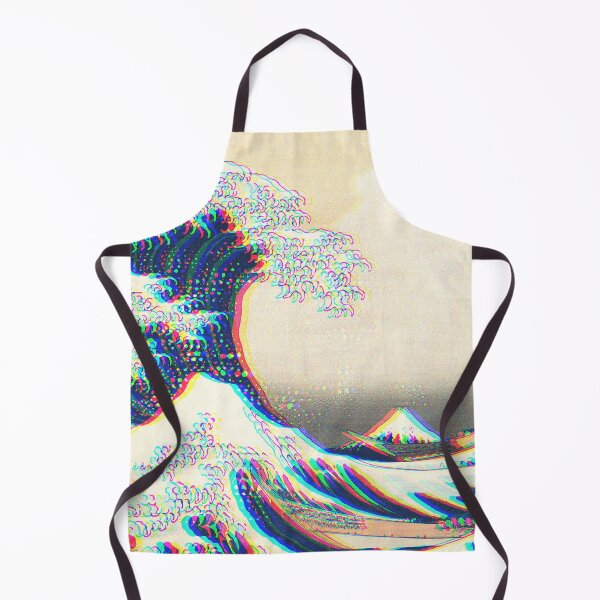 Artikelvorschau, Great Wave Retro 3D Farbfehler entworfen und verkauft von ind3finite.