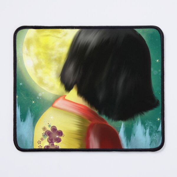 Item preview, The Girl with the Flower Jacket designed and sold by ZoeN-P.