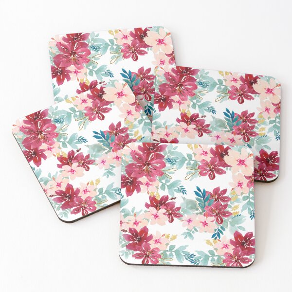 Item preview, Peach, Pink, and White Rose Floral Pattern designed and sold by MugsAndDuds.