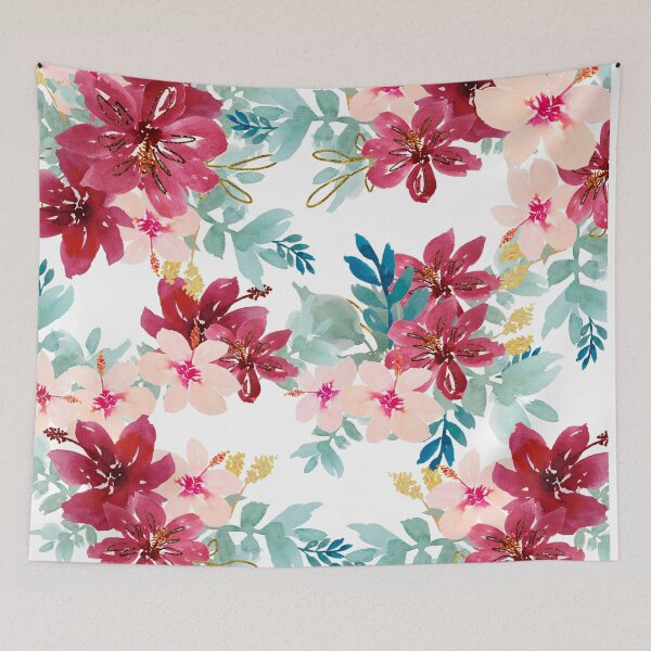 Item preview, Peach, Pink, and White Rose Floral Pattern designed and sold by MugsAndDuds.