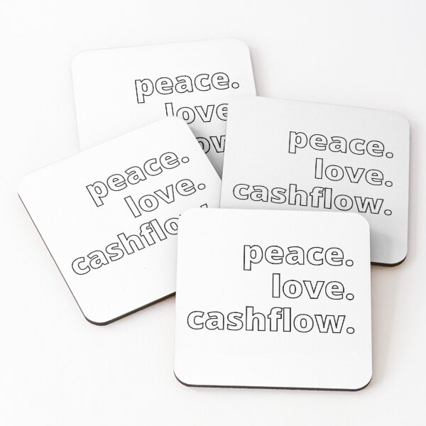 Item preview, peace love cashflow 4 designed and sold by KingsManKind.