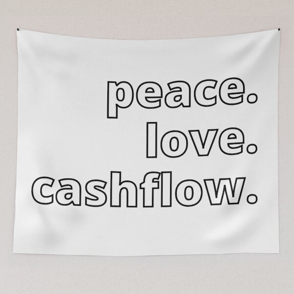 Item preview, peace love cashflow 4 designed and sold by KingsManKind.