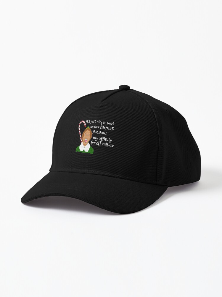 Buddy the Elf Quotes Cap for Sale by MephobiaDesigns