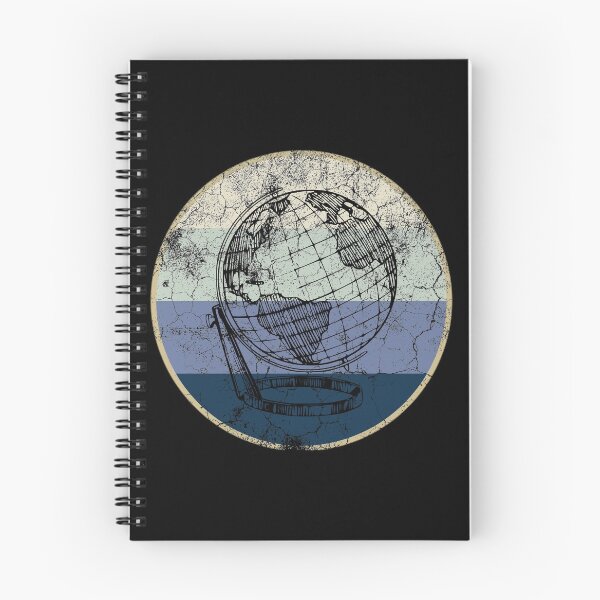 Item preview, Retro Sunset Vintage Geography Globe Teacher Student designed and sold by Sutra-Lotus-Co.