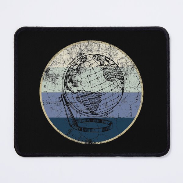 Item preview, Retro Sunset Vintage Geography Globe Teacher Student designed and sold by Sutra-Lotus-Co.
