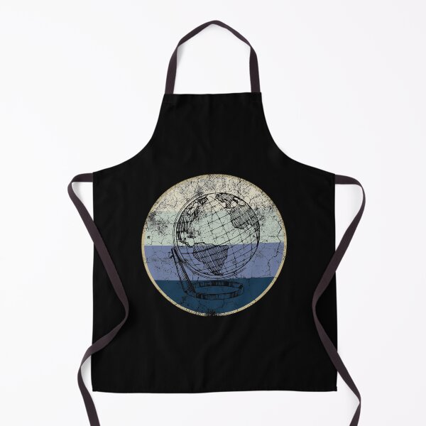 Item preview, Retro Sunset Vintage Geography Globe Teacher Student designed and sold by Sutra-Lotus-Co.
