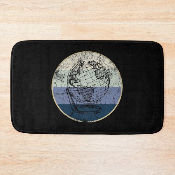 Item preview, Retro Sunset Vintage Geography Globe Teacher Student designed and sold by Sutra-Lotus-Co.