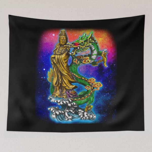 Item preview, Guanyin Guan Yin Goddess of Mercy designed and sold by signsandsymbols.