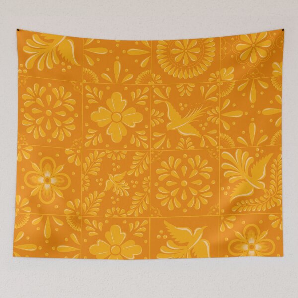 Item preview, Mexican Yellow Talavera Tile Pattern by Akbaly designed and sold by Akbaly.