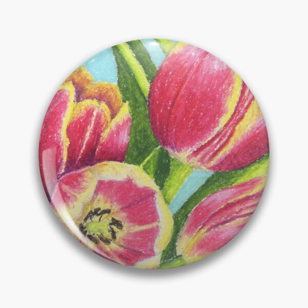 Item preview, Pink and Yellow Tulips designed and sold by Jennifer Aprill.