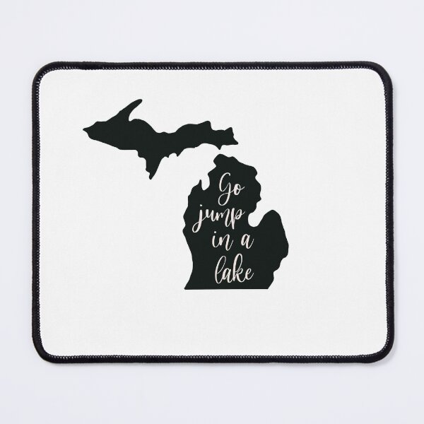 Item preview, Go jump in a lake Michigan sticker  designed and sold by Infiniterose19.